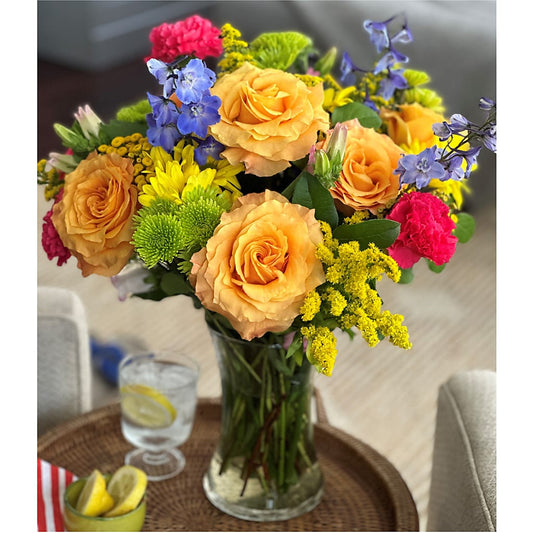 Bold & Bright – A Florist Original – Flowers By Design, Midland TX