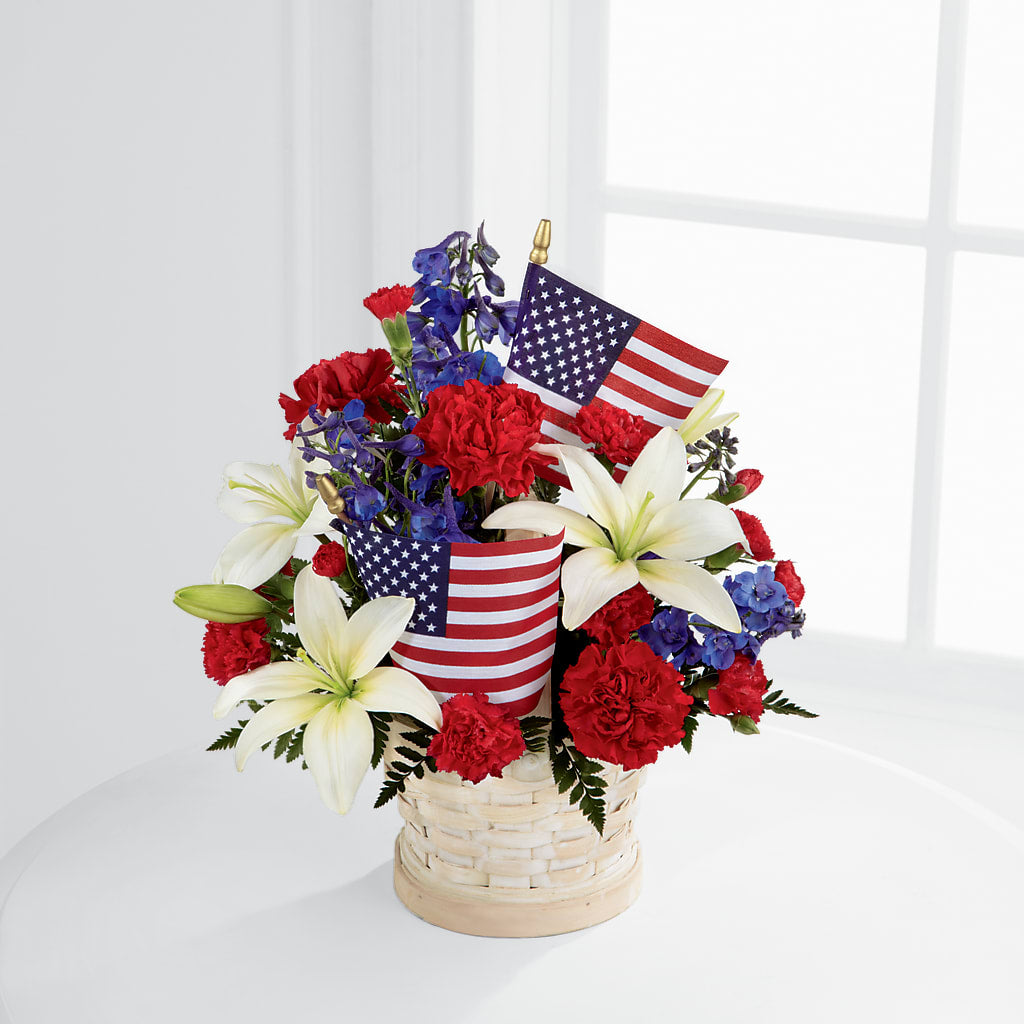 American Glory Bouquet – Flowers By Design, Midland TX
