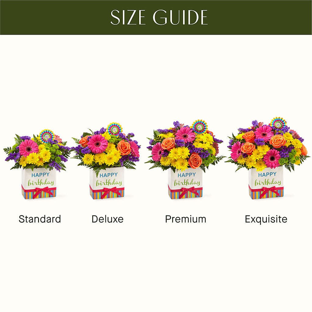 Birthday Brights Bouquet – Flowers By Design, Midland TX