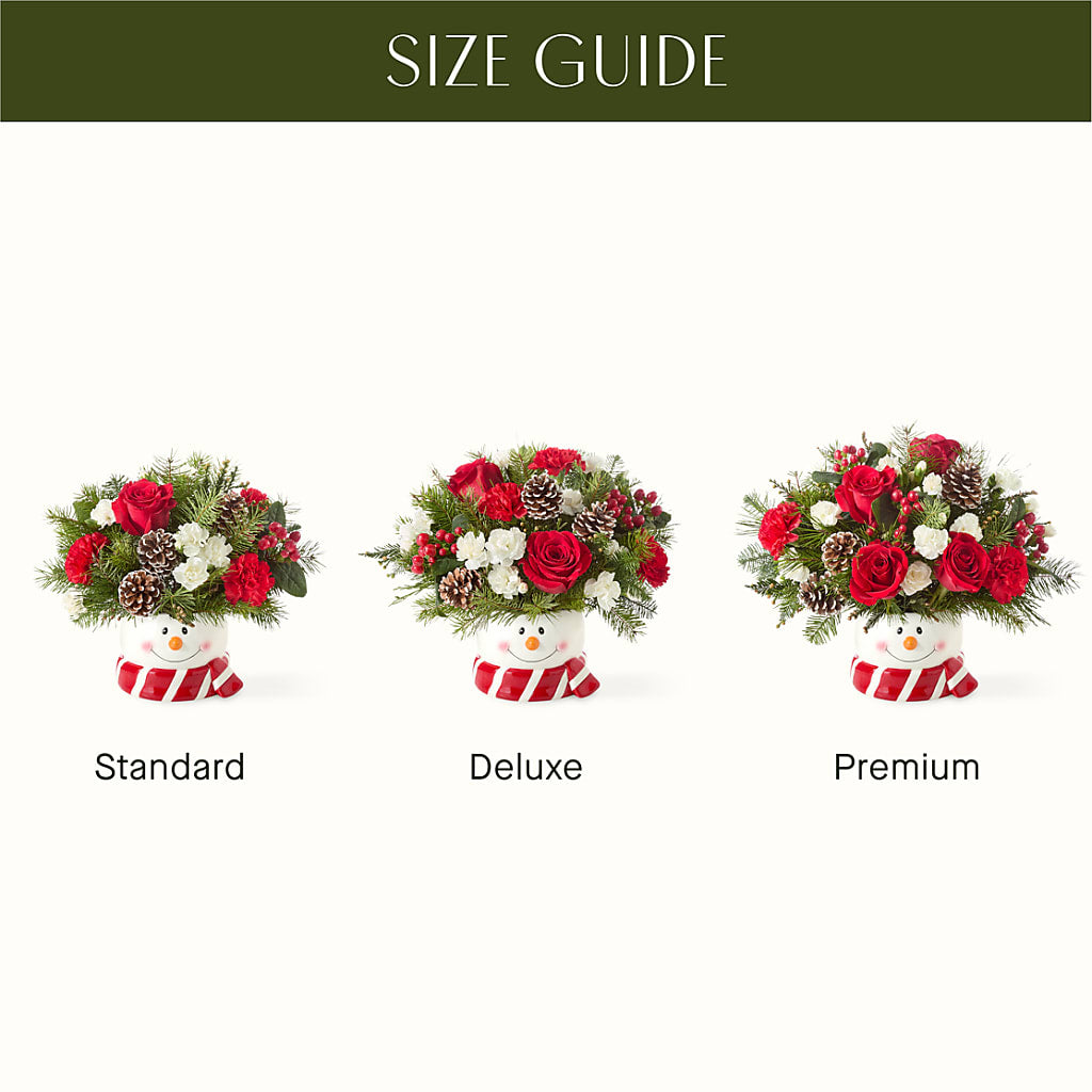 Jolly Snowman Bouquet – Flowers By Design, Midland TX
