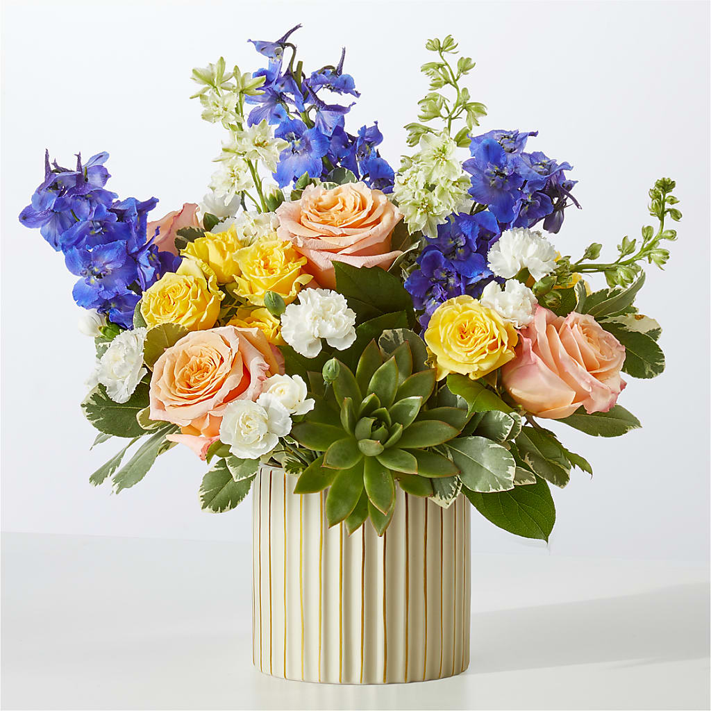 Cobalt Reverie Bouquet – Flowers By Design, Midland TX
