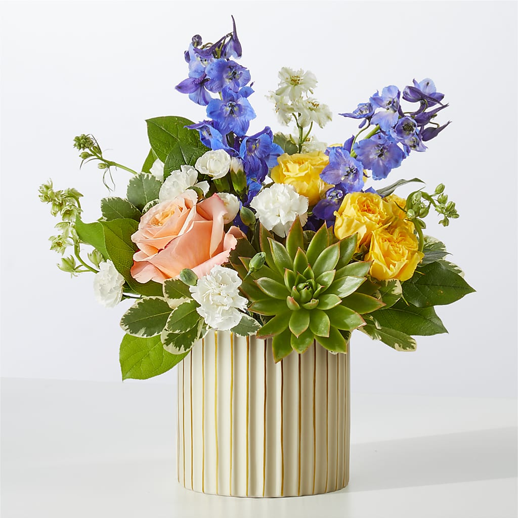 Cobalt Reverie Bouquet – Flowers By Design, Midland TX