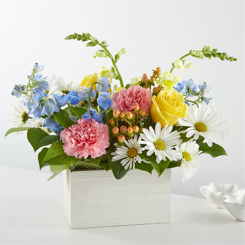 Sun Salutation Box Bouquet – Flowers By Design, Midland TX