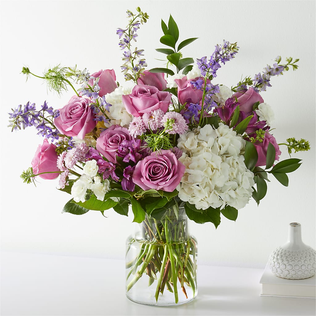 Violet Caress Bouquet – Flowers By Design, Midland TX