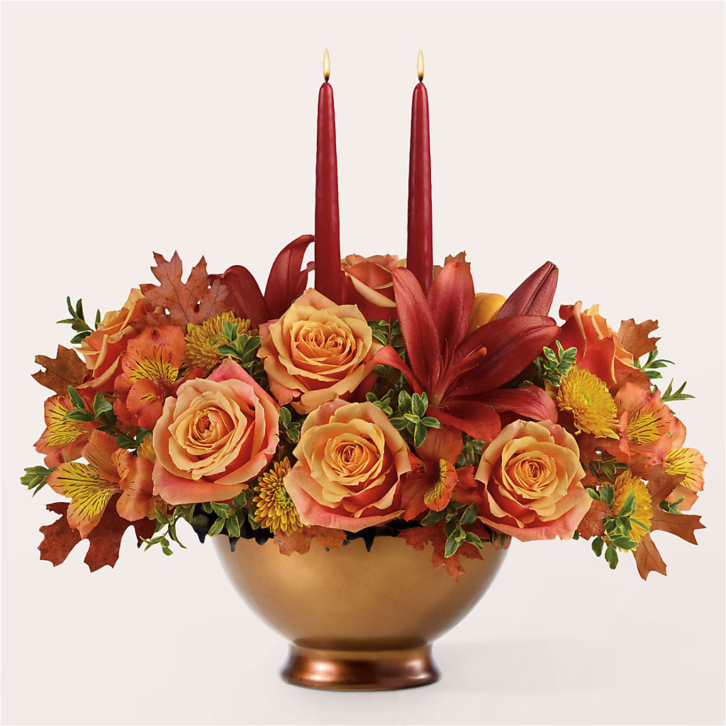 Harvest Table Centerpiece – Flowers By Design, Midland TX