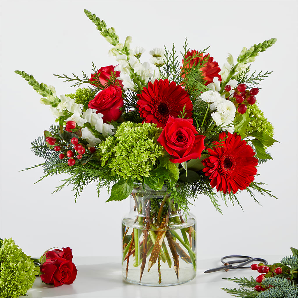 Merry Moment Bouquet – A Florist Original – Flowers By Design, Midland TX