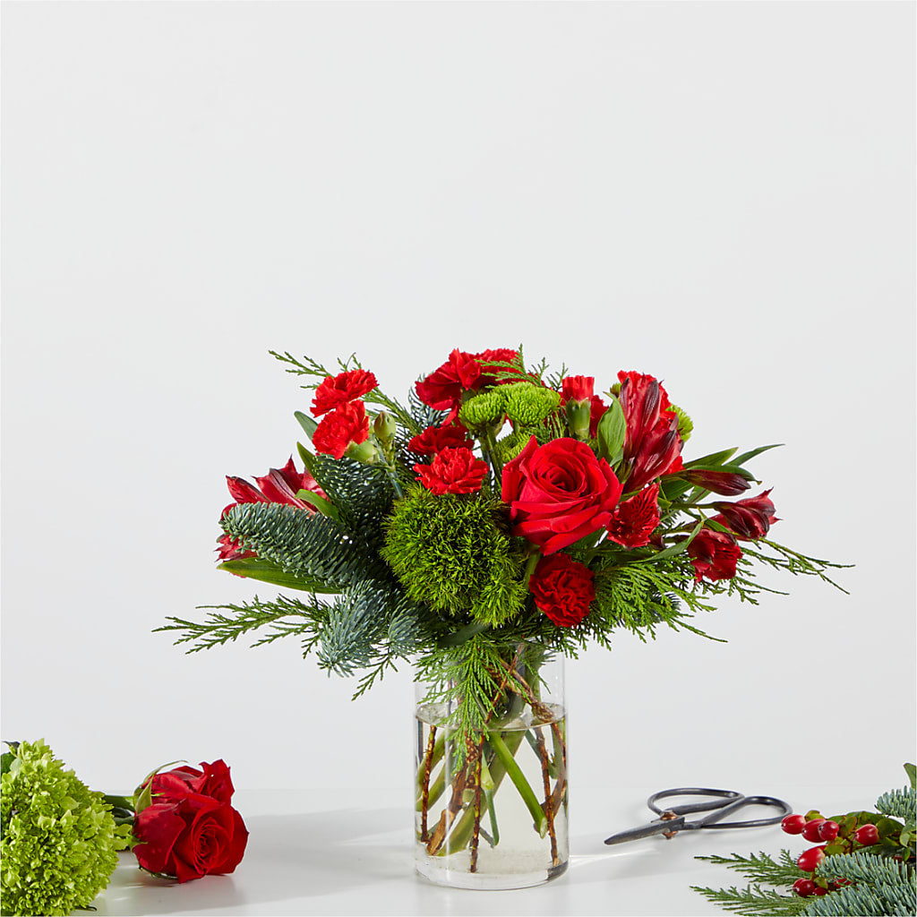 Merry Moment Bouquet – A Florist Original – Flowers By Design, Midland TX