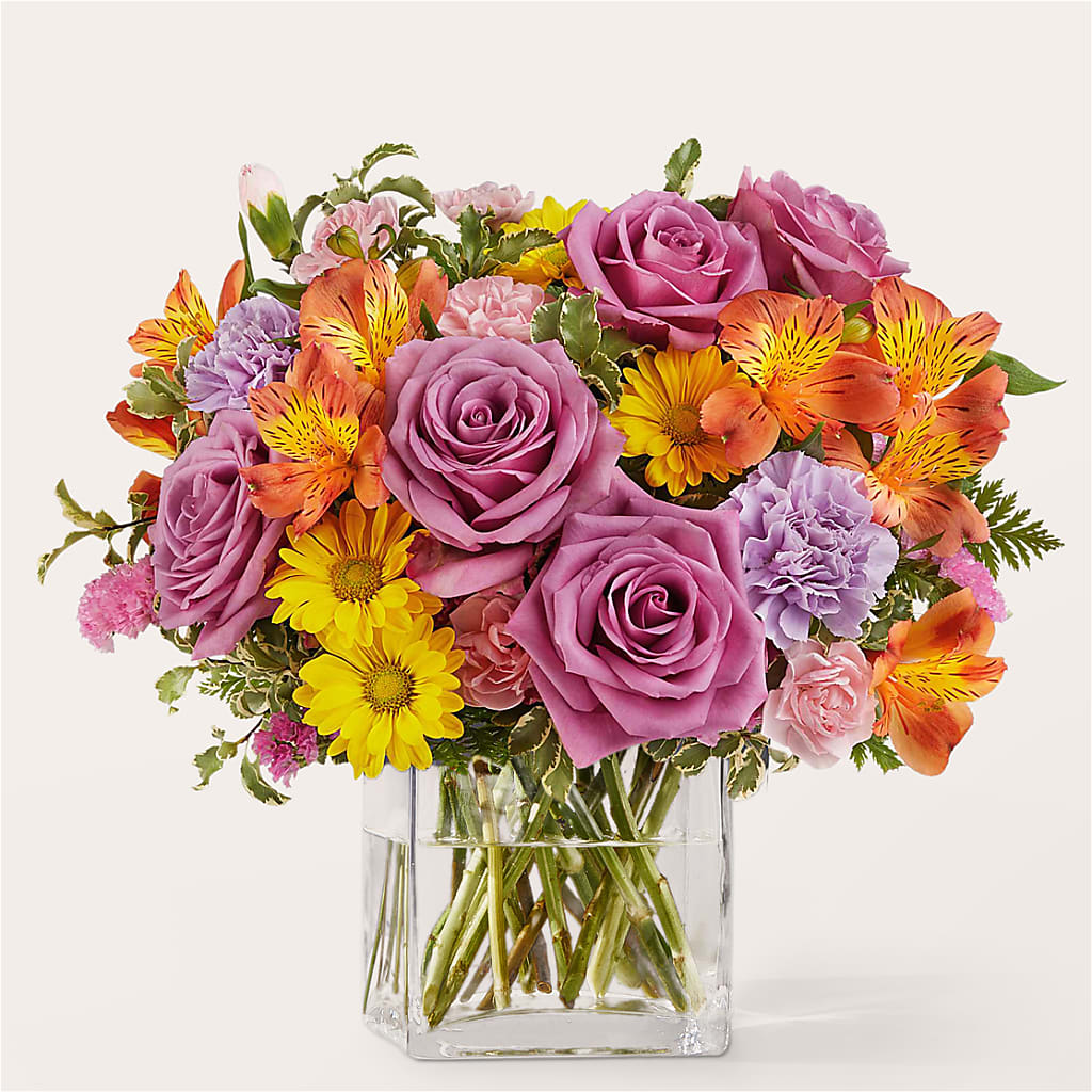 Shades of Happiness Bouquet – Flowers By Design, Midland TX