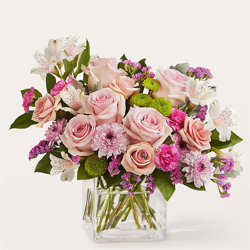 Pink Suede Bouquet – Flowers By Design, Midland TX