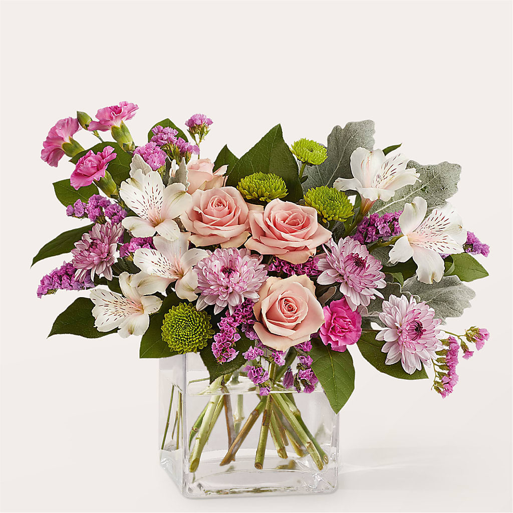 Pink Suede Bouquet – Flowers By Design, Midland TX