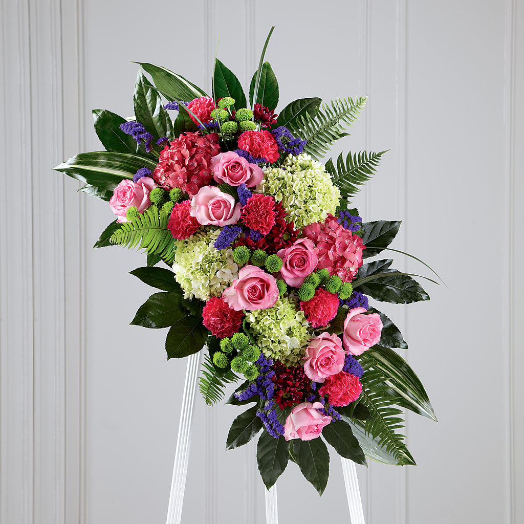 Refreshing Mix Standing Spray – Flowers By Design, Midland TX