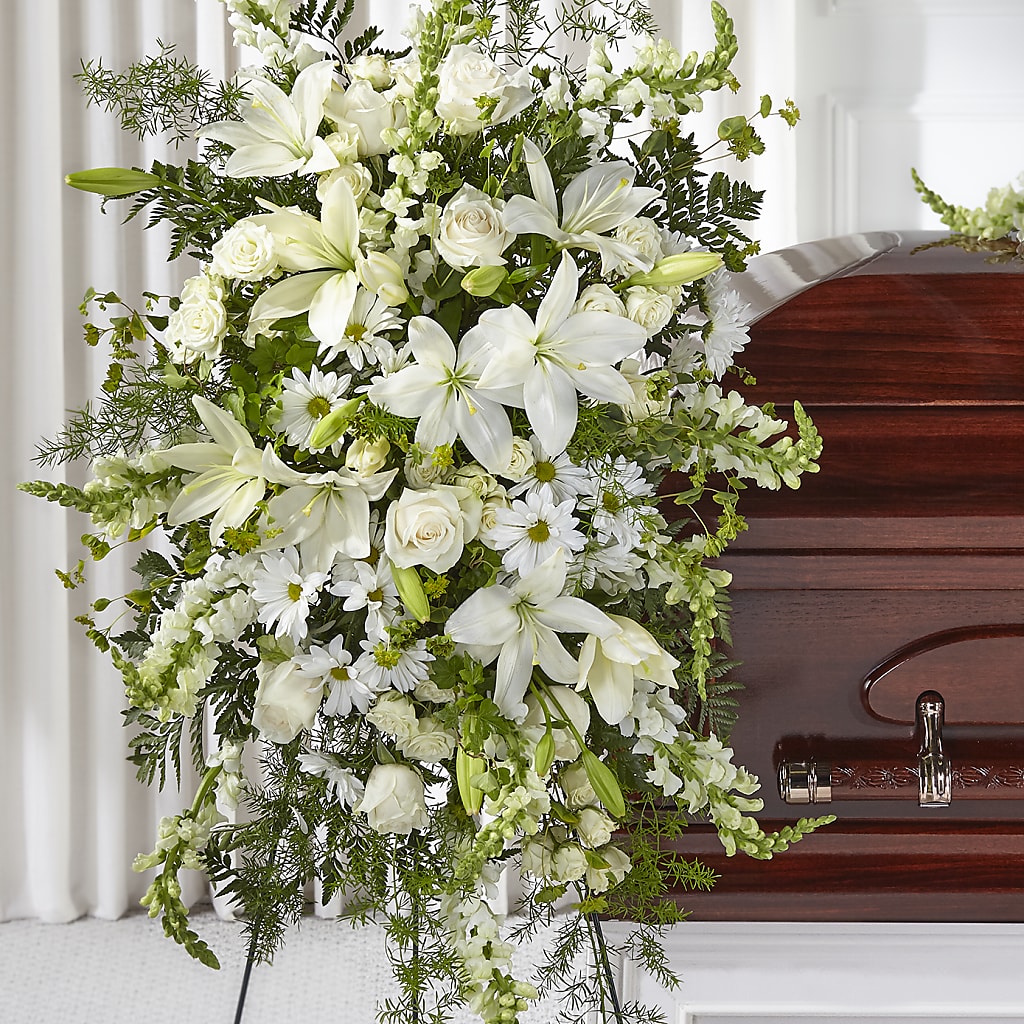 Loving Thoughts Standing Spray – Flowers By Design, Midland TX