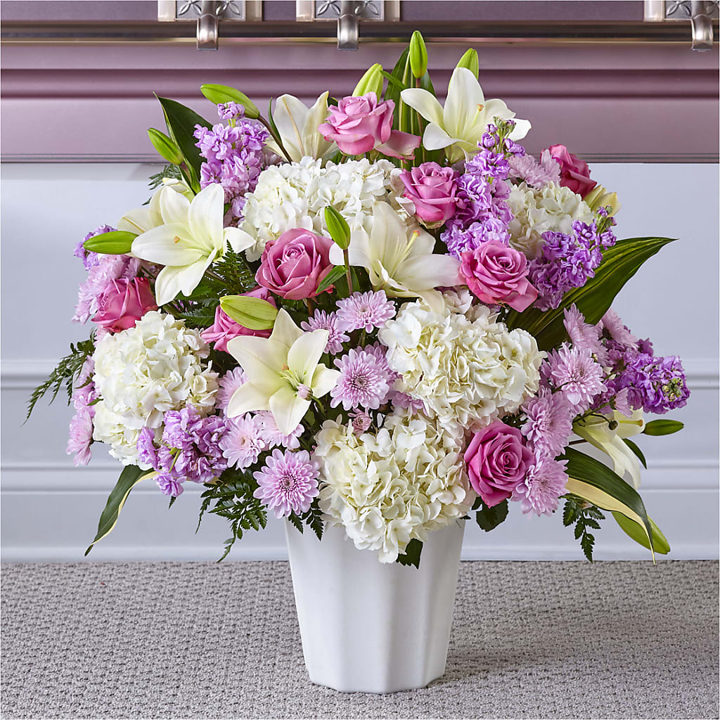 Heaven Sent Floor Basket – Flowers By Design, Midland TX
