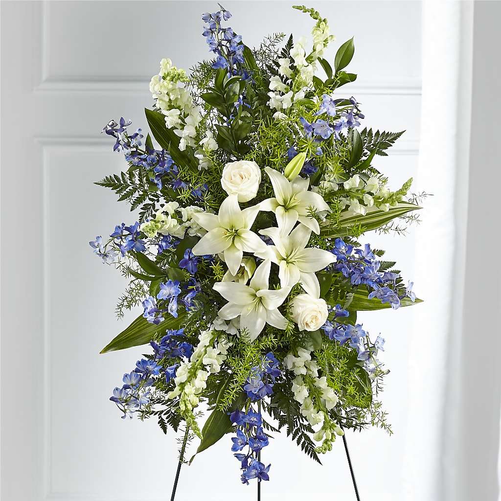 Faithful Friend Standing Spray – Flowers By Design, Midland TX