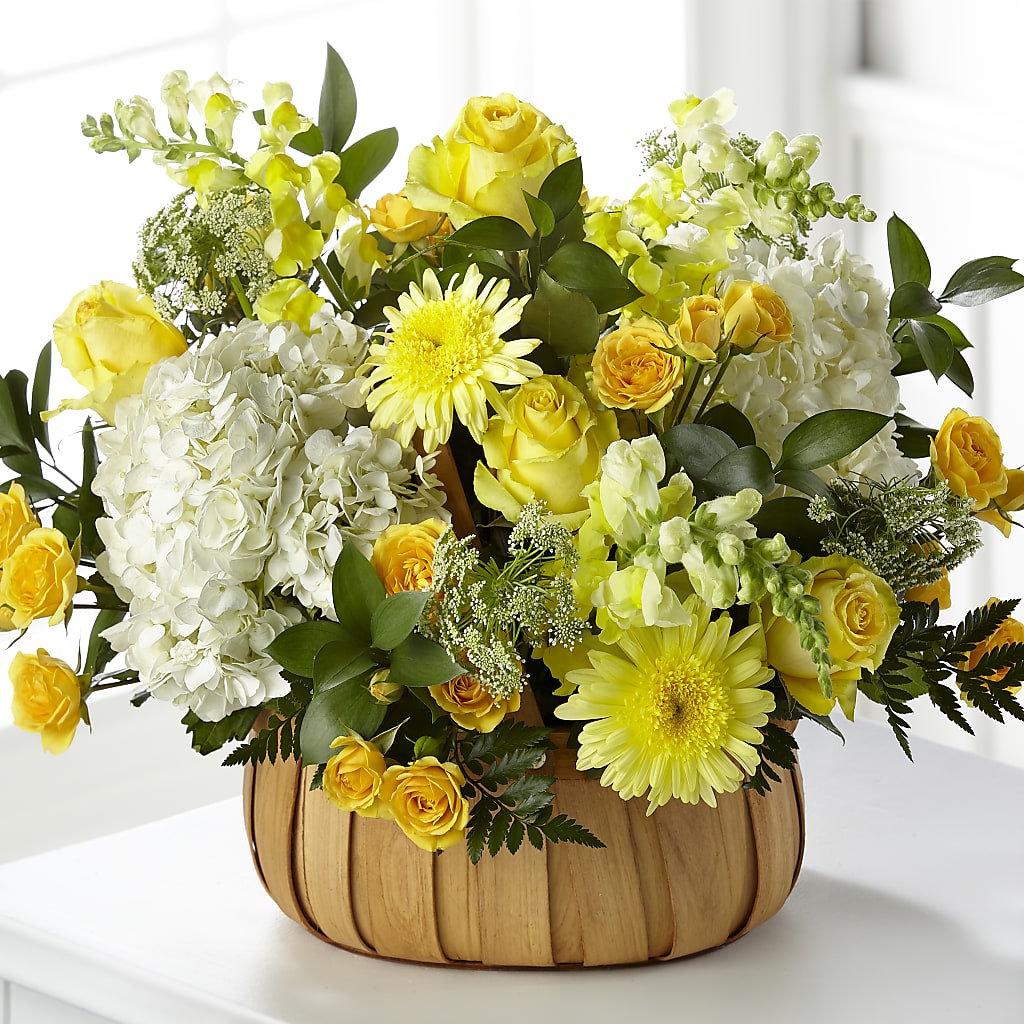 Rustic Remembrance Basket – Flowers By Design, Midland TX