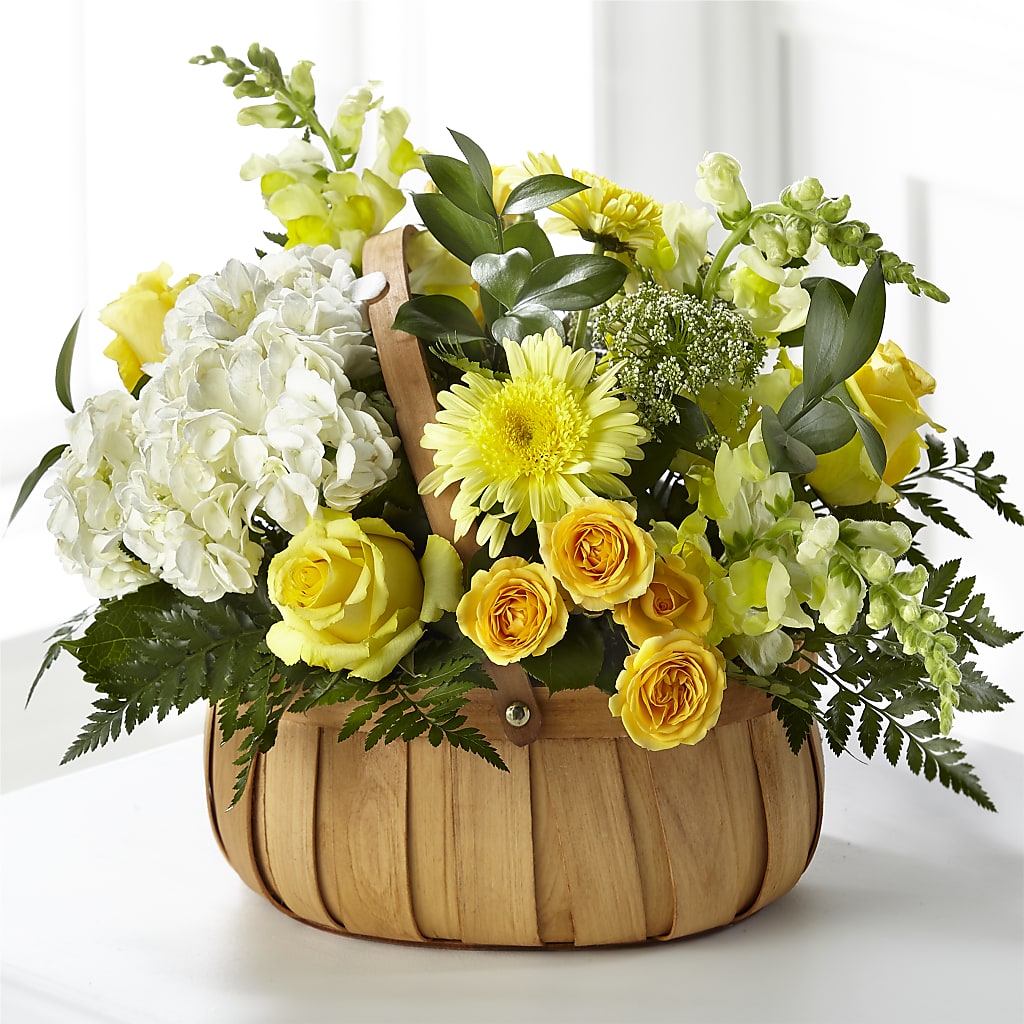 Rustic Remembrance Basket – Flowers By Design, Midland TX