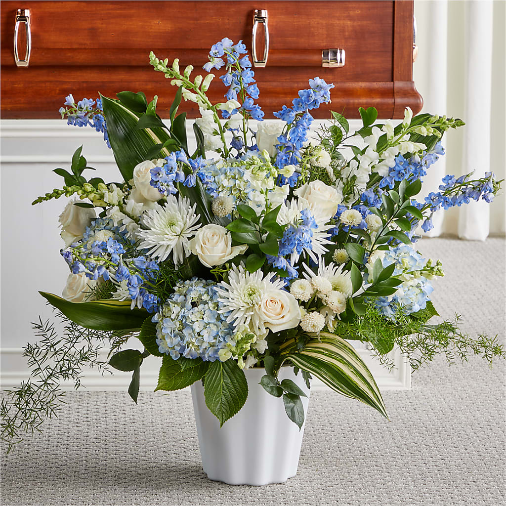 Everlasting Memories Floor Basket – Flowers By Design, Midland TX