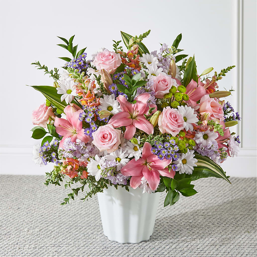 Abundant Compassion Floor Basket – Flowers By Design, Midland TX