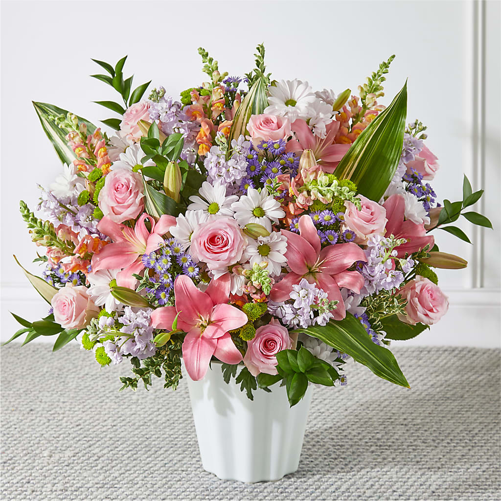 Abundant Compassion Floor Basket – Flowers By Design, Midland TX