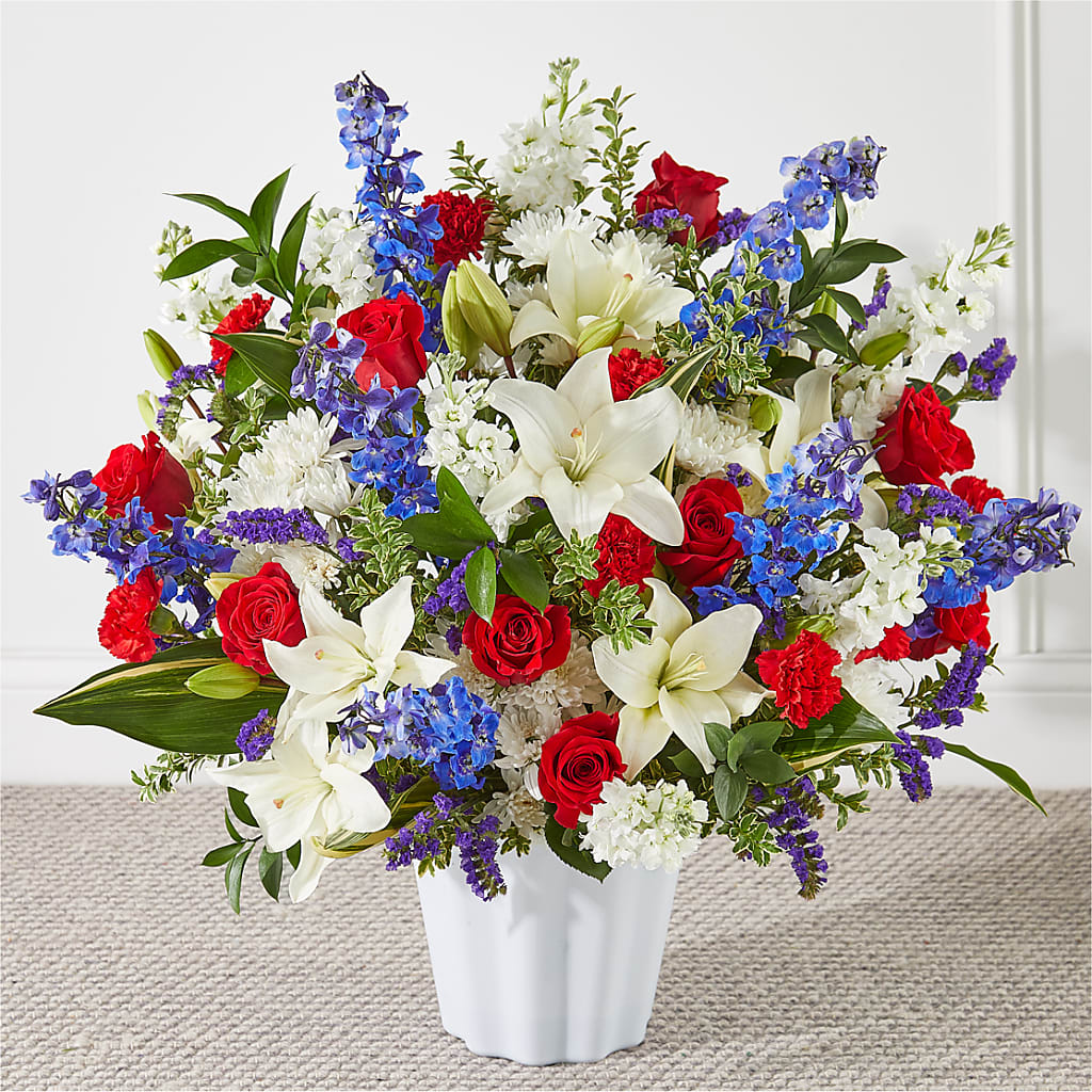 Consoled Floor Basket – Flowers By Design, Midland TX