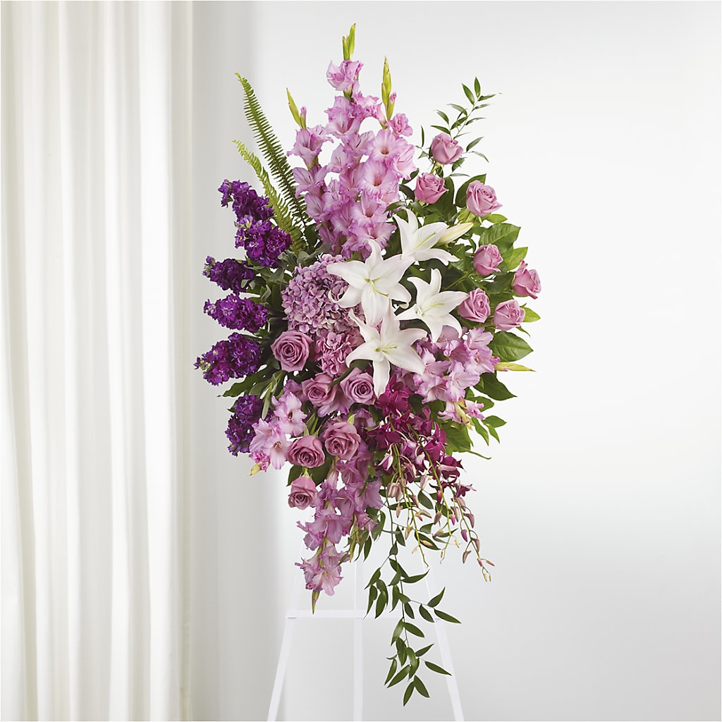 Never Alone Standing Spray – Flowers By Design, Midland TX