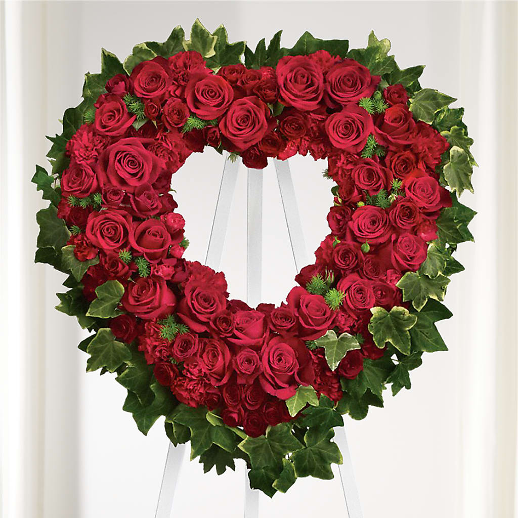 Wholehearted Standing Spray – Flowers By Design, Midland TX