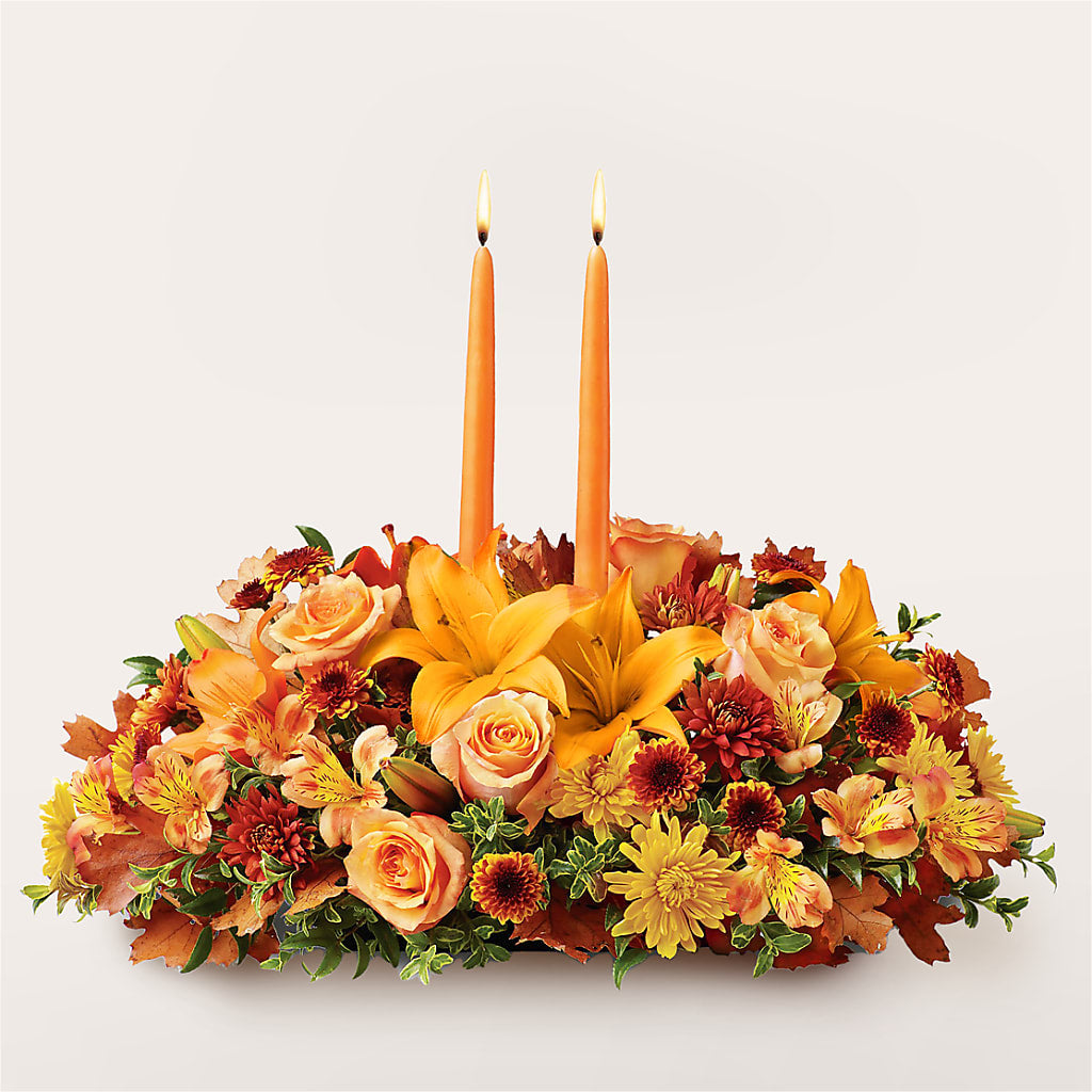 Traditions Centerpiece – Flowers By Design, Midland TX