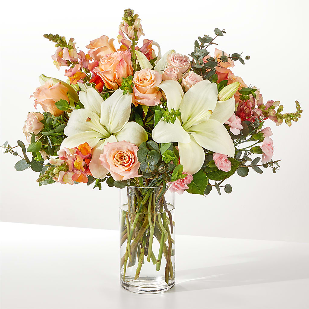 Grapefruit Splash Bouquet – Flowers By Design, Midland TX