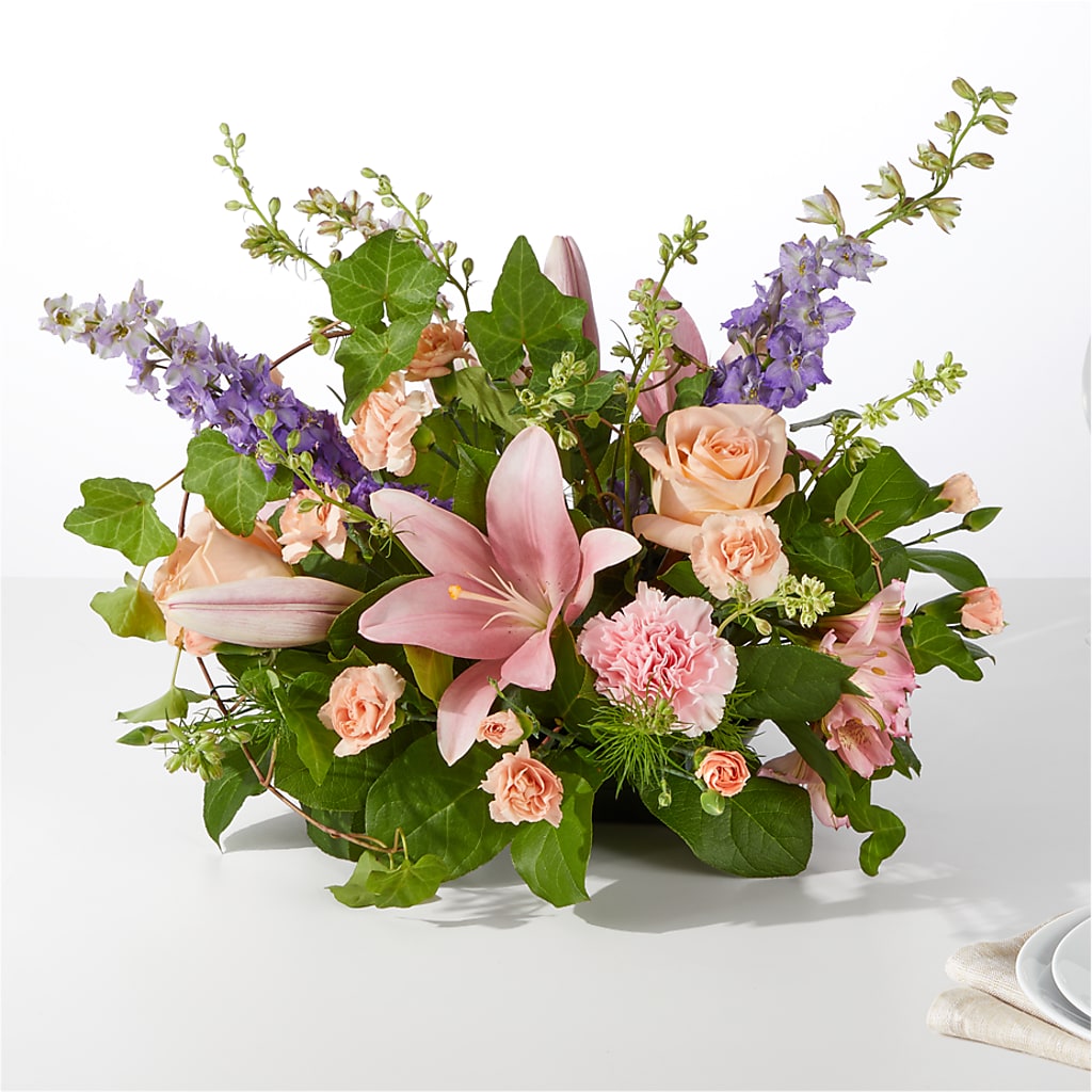 Blossom Time Centerpiece – Flowers By Design, Midland TX