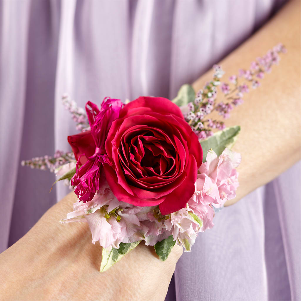 Rose Charm Corsage – Flowers By Design, Midland TX