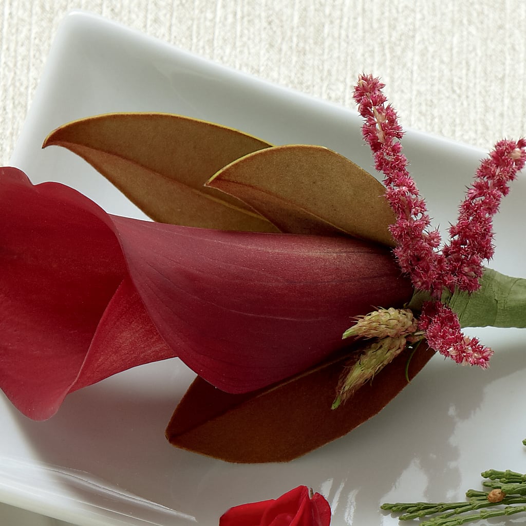 Red Calla Boutonniere – Flowers By Design, Midland TX