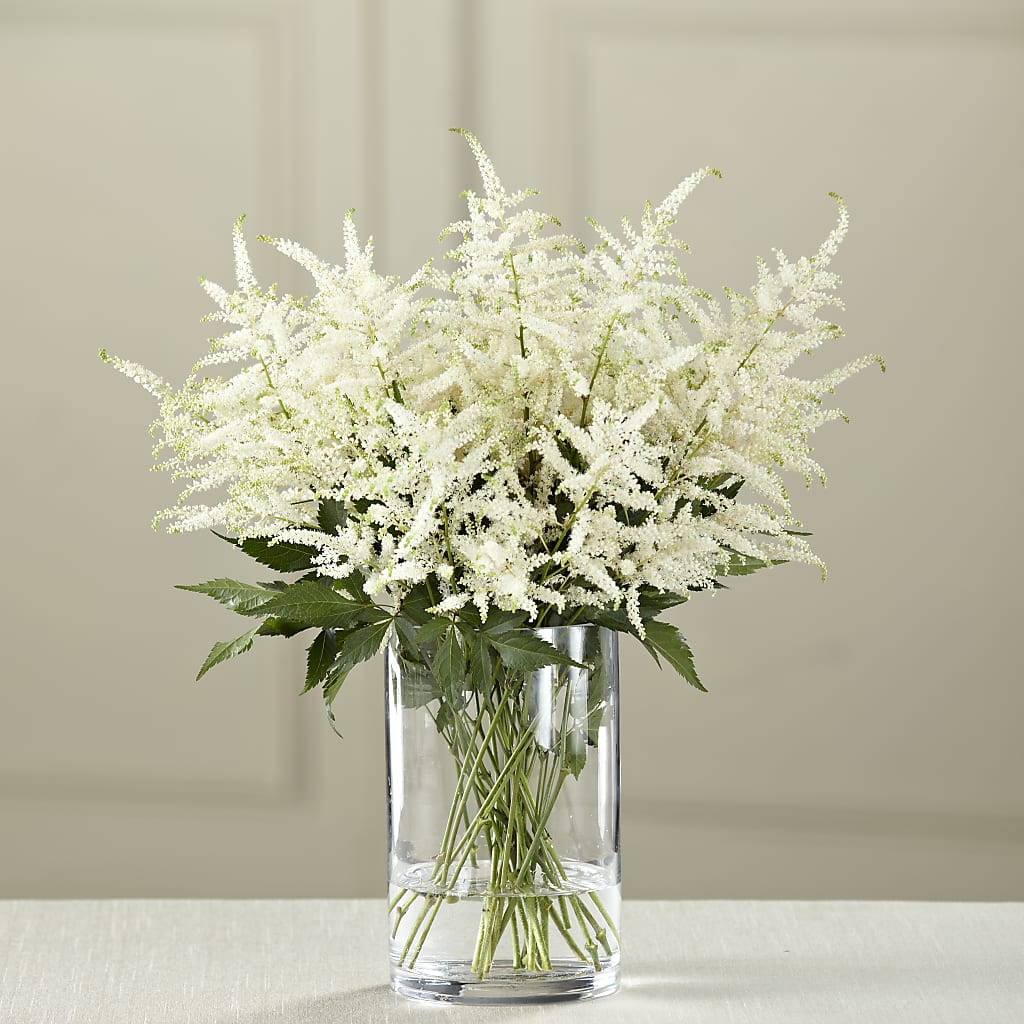 White Astilbe Bouquet – Flowers By Design, Midland TX