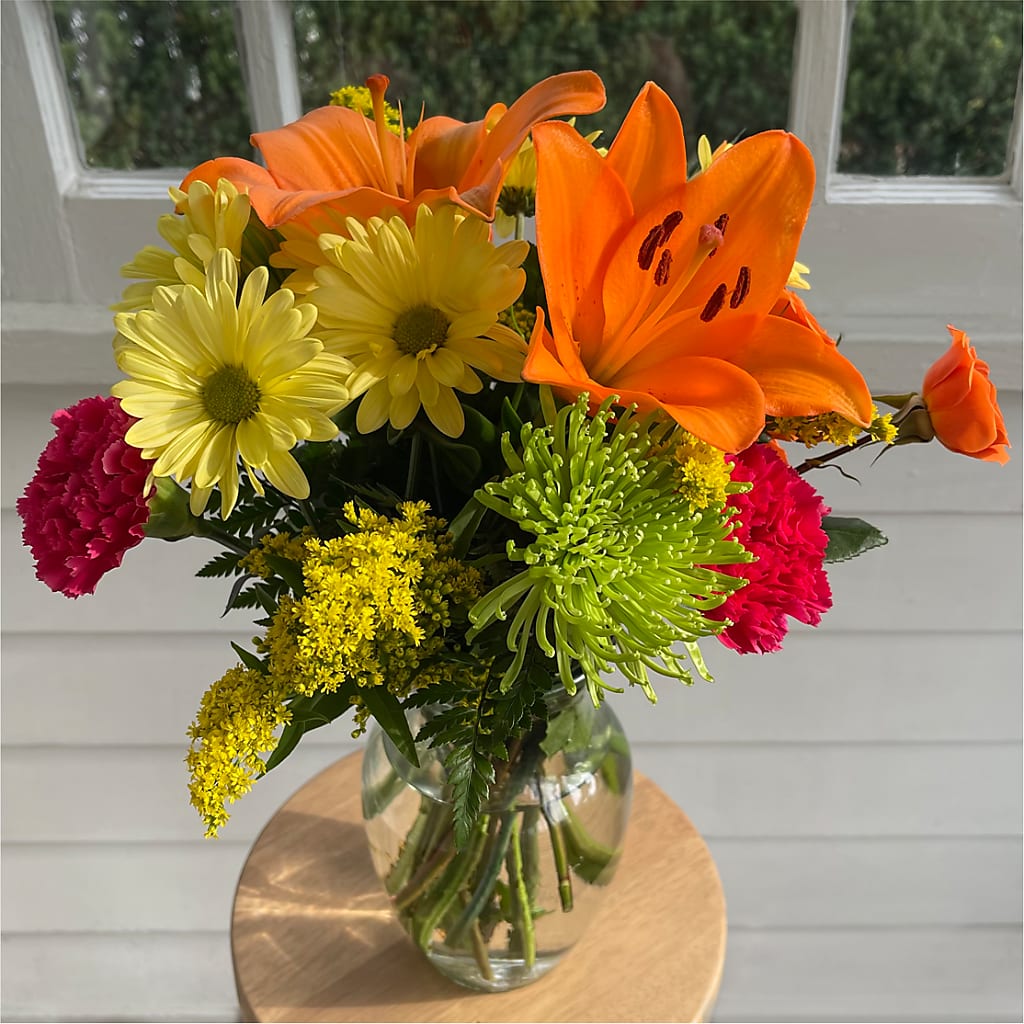 Bold & Bright – A Florist Original –  Flowers By Design, Midland TX