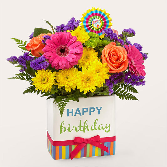 Birthday Brights Bouquet –  Flowers By Design, Midland TX