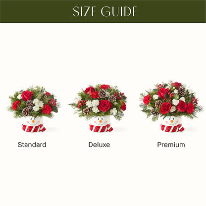 Jolly Snowman Bouquet –  Flowers By Design, Midland TX