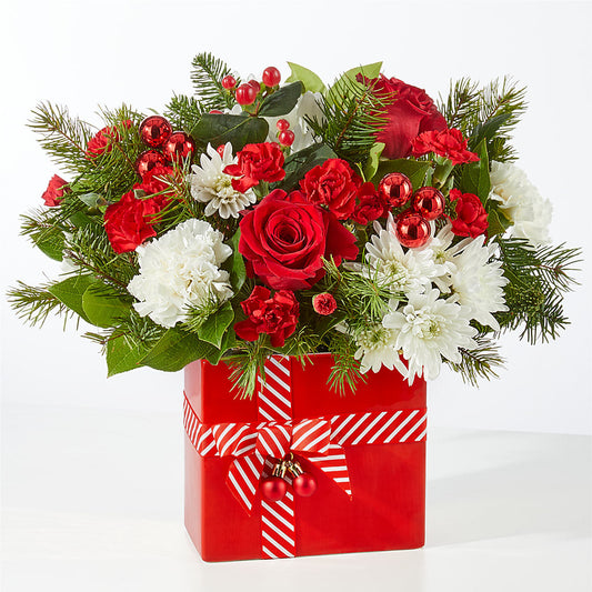 Presents Under the Tree Bouquet –  Flowers By Design, Midland TX