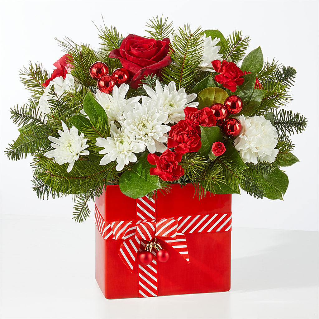 Presents Under the Tree Bouquet –  Flowers By Design, Midland TX