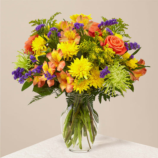 Marmalade Skies Bouquet –  Flowers By Design, Midland TX