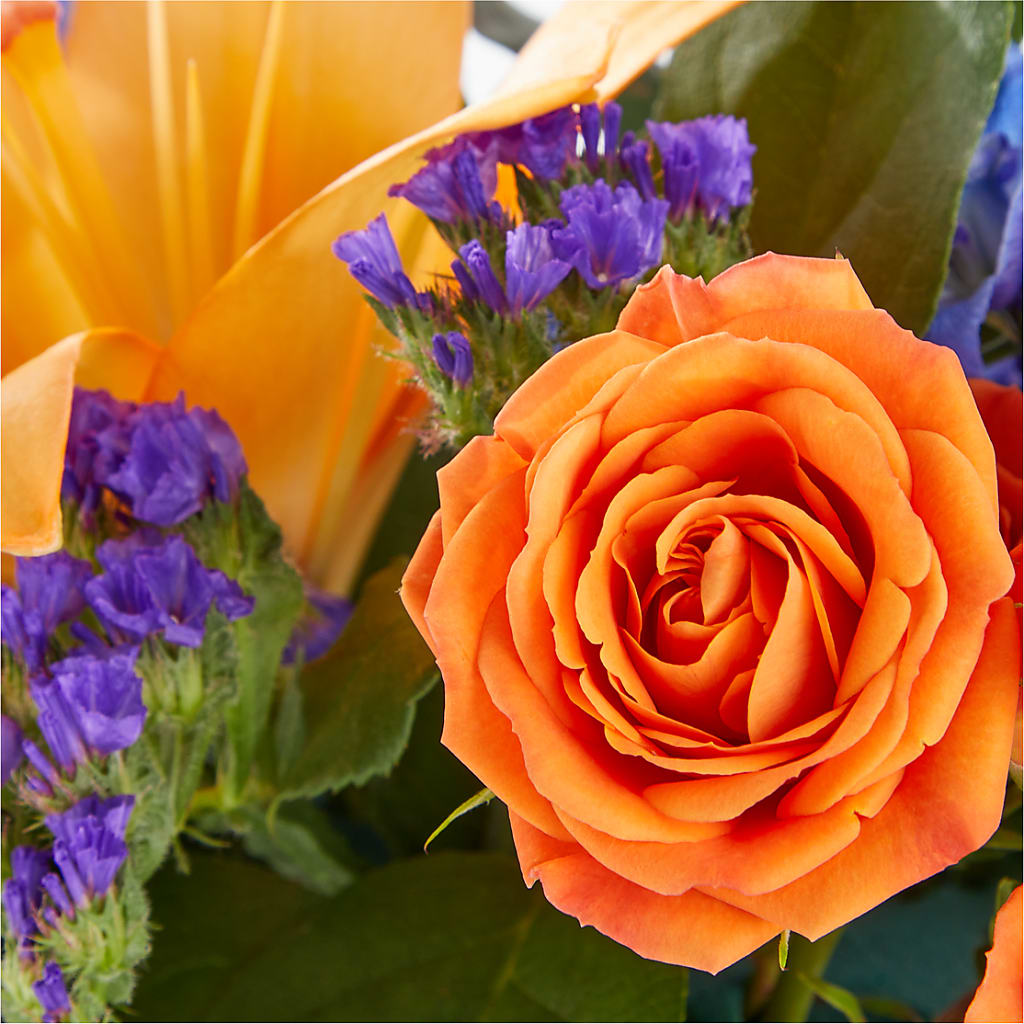 Radiant Citrus Box Bouquet –  Flowers By Design, Midland TX