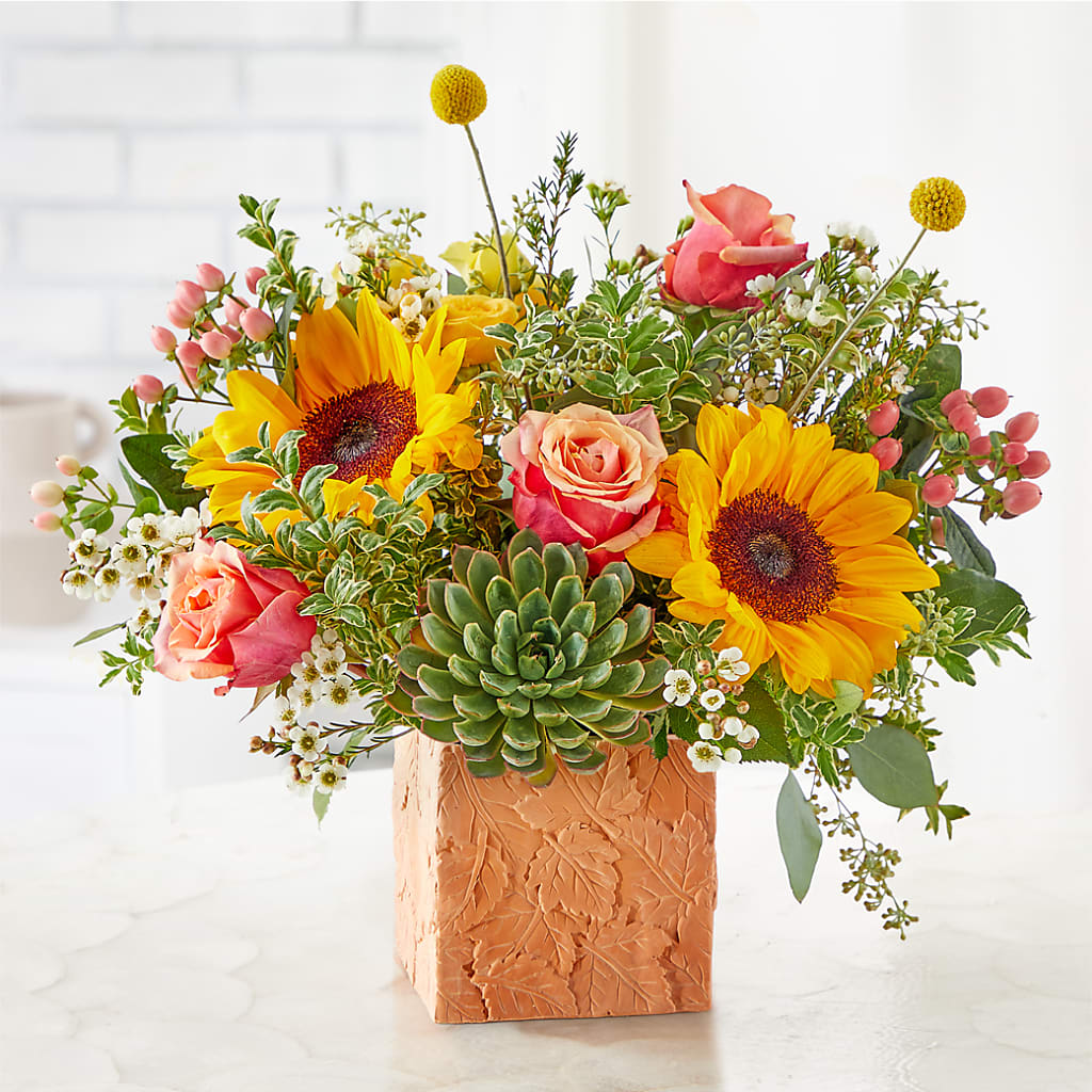 Sunflower Season Bouquet –  Flowers By Design, Midland TX
