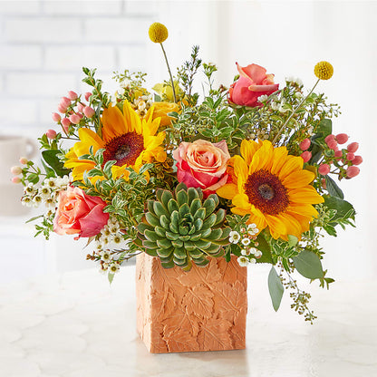 Sunflower Season Bouquet –  Flowers By Design, Midland TX