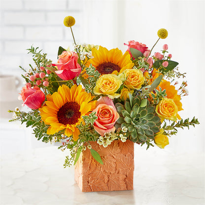 Sunflower Season Bouquet –  Flowers By Design, Midland TX