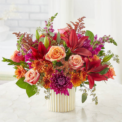 Burgundy Landscape Bouquet –  Flowers By Design, Midland TX