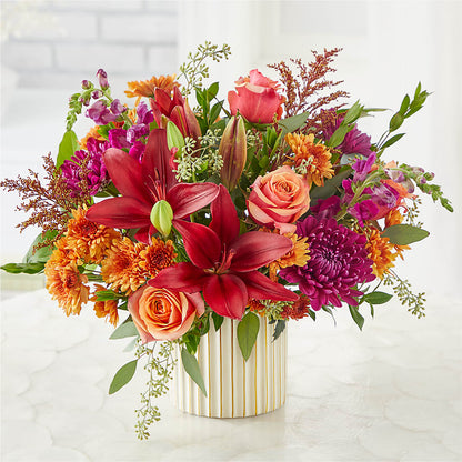 Burgundy Landscape Bouquet –  Flowers By Design, Midland TX