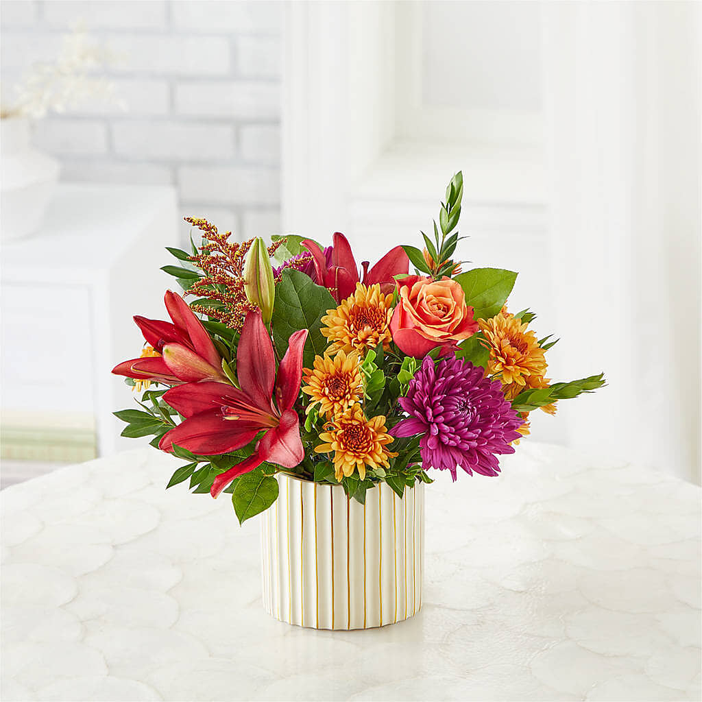 Burgundy Landscape Bouquet –  Flowers By Design, Midland TX