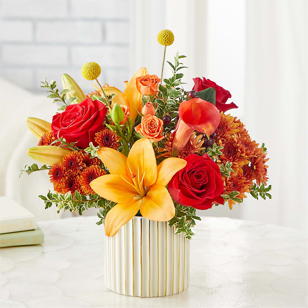 Scarlet Skies Bouquet –  Flowers By Design, Midland TX