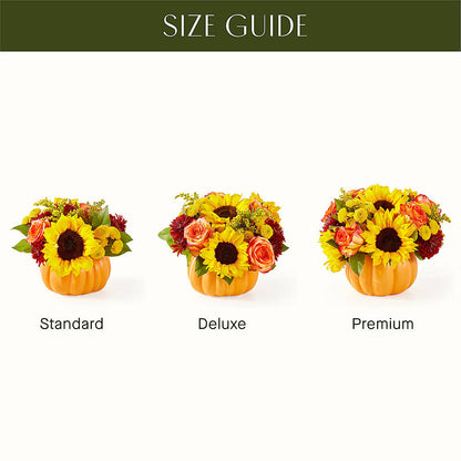 Golden Gourd Pumpkin Bouquet –  Flowers By Design, Midland TX