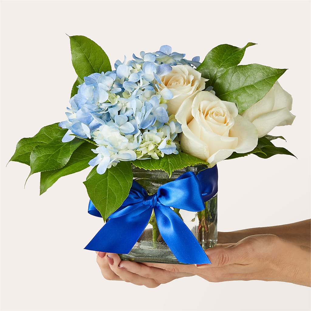 Sky Blue Delight Bouquet –  Flowers By Design, Midland TX