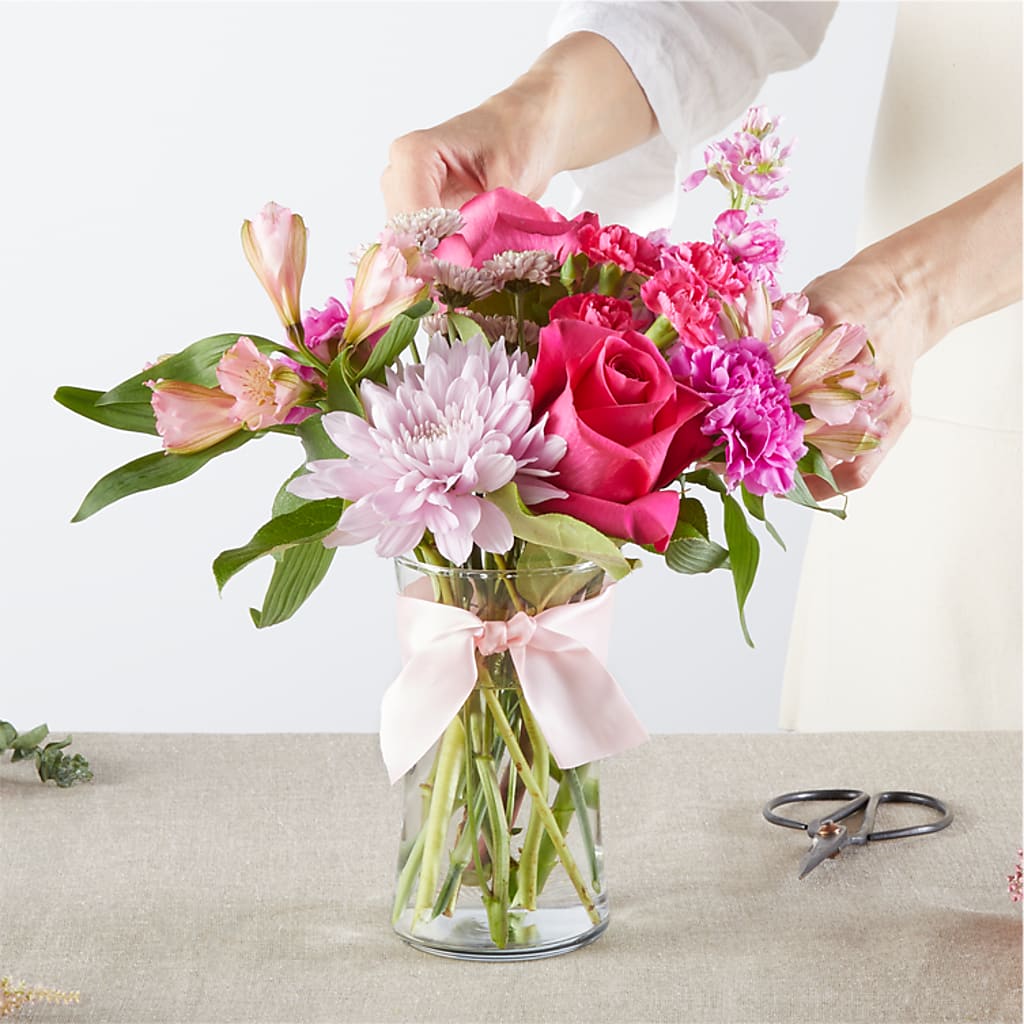 Pink Ribbon - A Florist Original –  Flowers By Design, Midland TX
