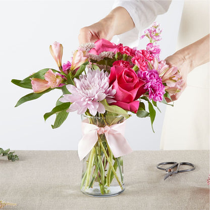 Pink Ribbon - A Florist Original –  Flowers By Design, Midland TX
